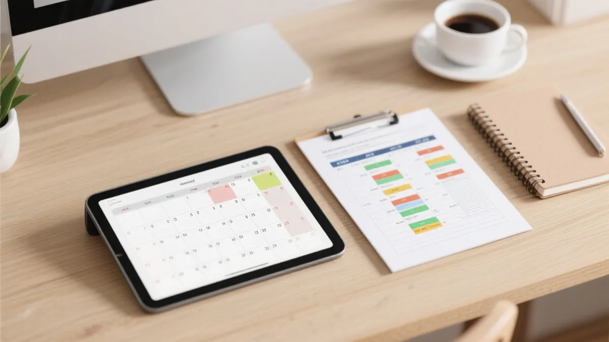 日历订阅与打印赛程表的网页视觉占位图