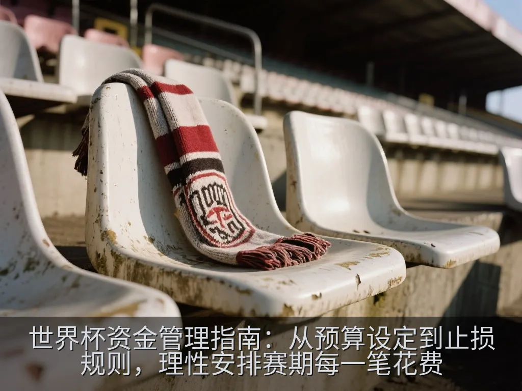 世界杯观赛场景中的记账本、预算表和手机日历提醒